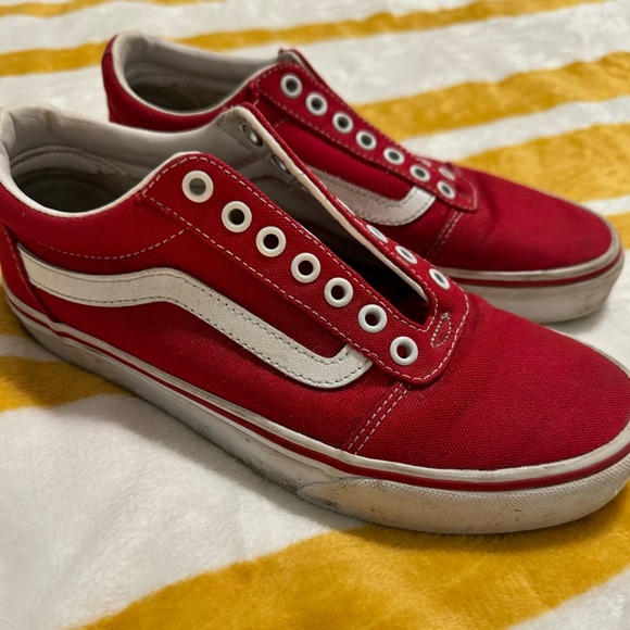 Vans Other - Vans Men’s size 7.5/ Women’s size 9.5 Red & White